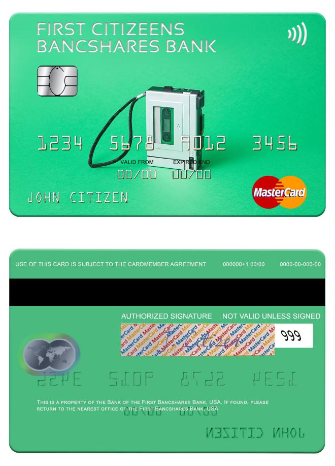 USA First Citizens BancShares Bank mastercard